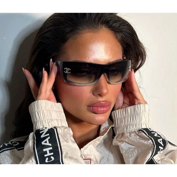 CHANEL 5088-B shield sunglasses / New - Picture 2 of 10